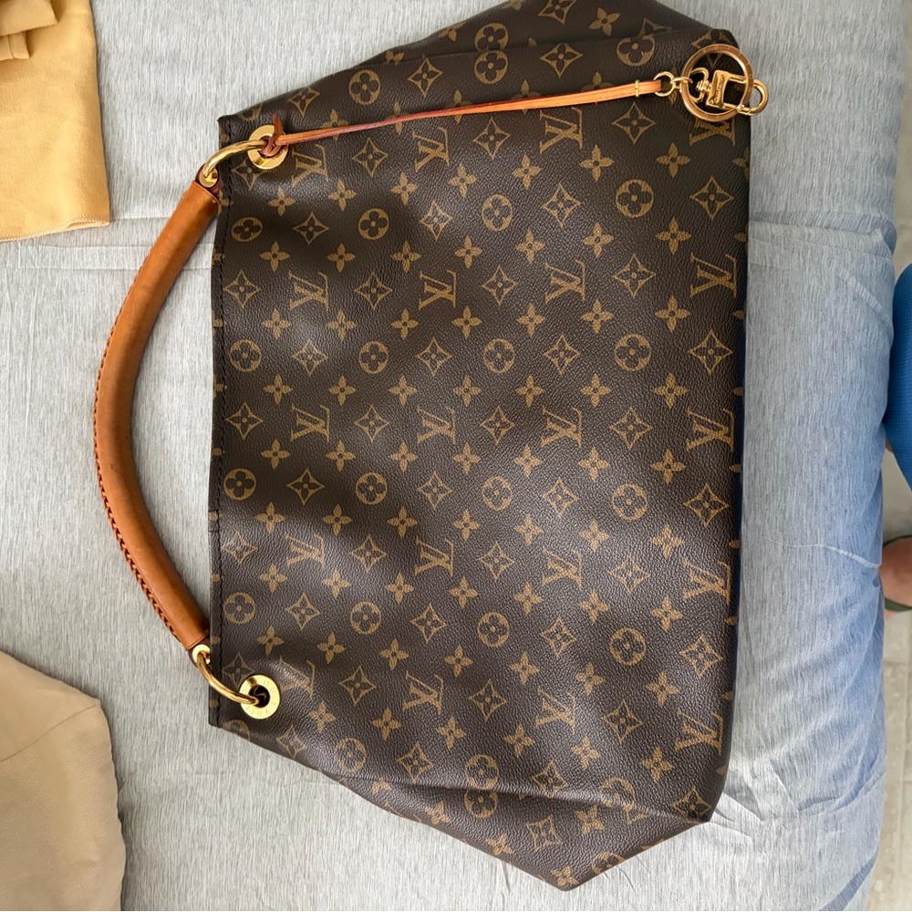 AUTHENTIC Louis Vuitton Brown Monogram Shoulder Bag
